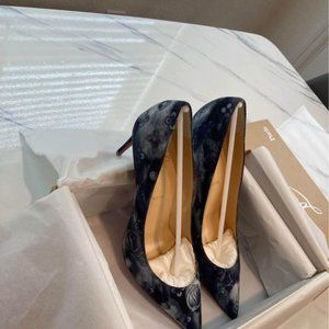 Christian Louboutin Kate 85 Jeans Punk Heels